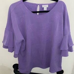Liz Claiborne Purple Women's Top